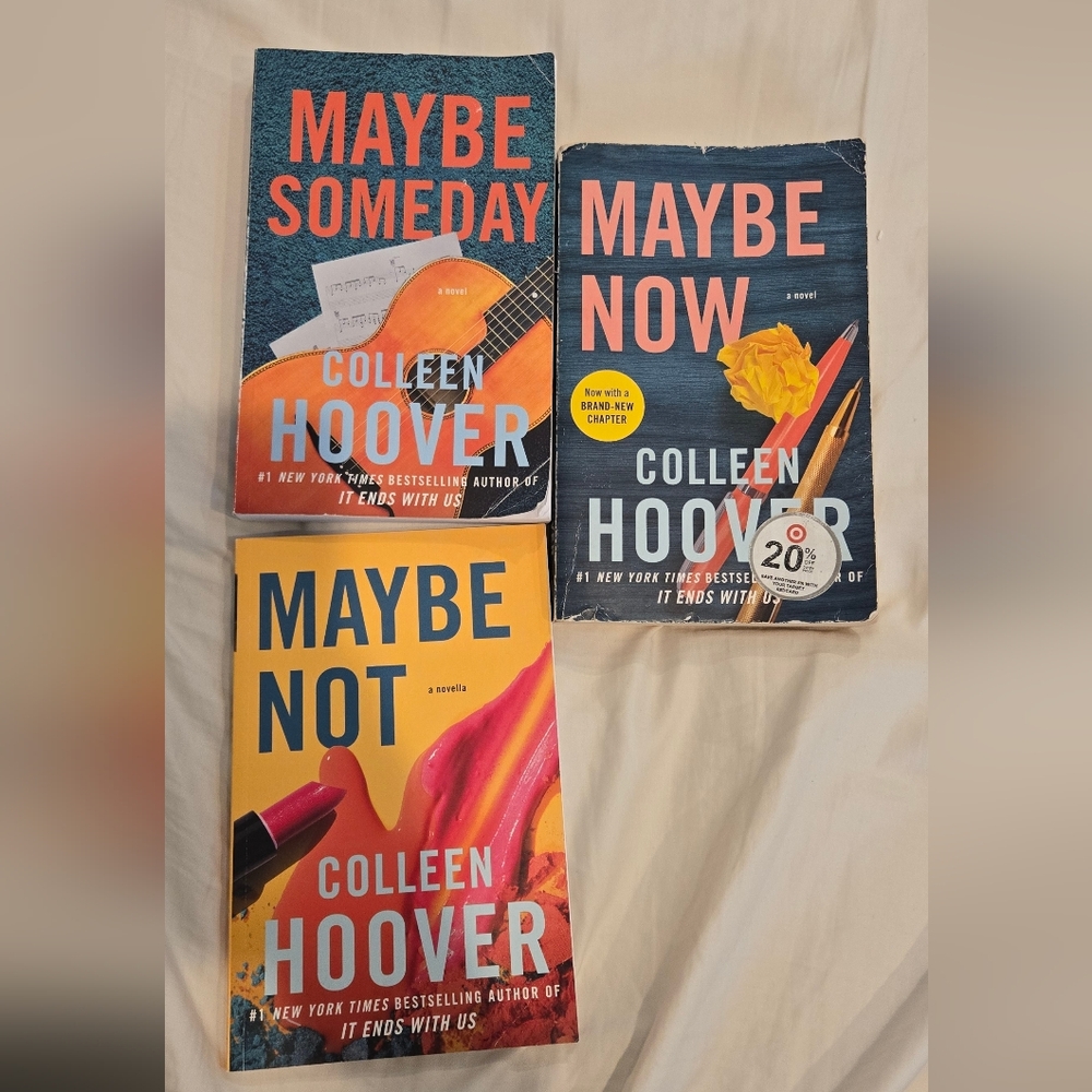 Colleen Hoover Book Set - Maybe Someday, Maybe Now, Maybe Not